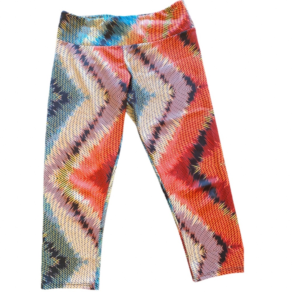 ONZIE Sound Wave Hot Yoga Capri Leggings Size S:M